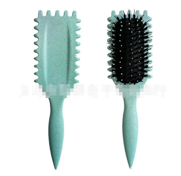 Curl Define Styling Brush with Korean design for perfectly defined curls, featuring a plastic handle and bristle head.